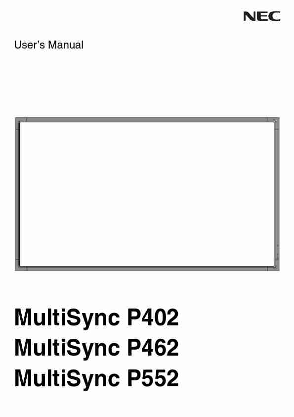 NEC MULTISYNC P462-page_pdf